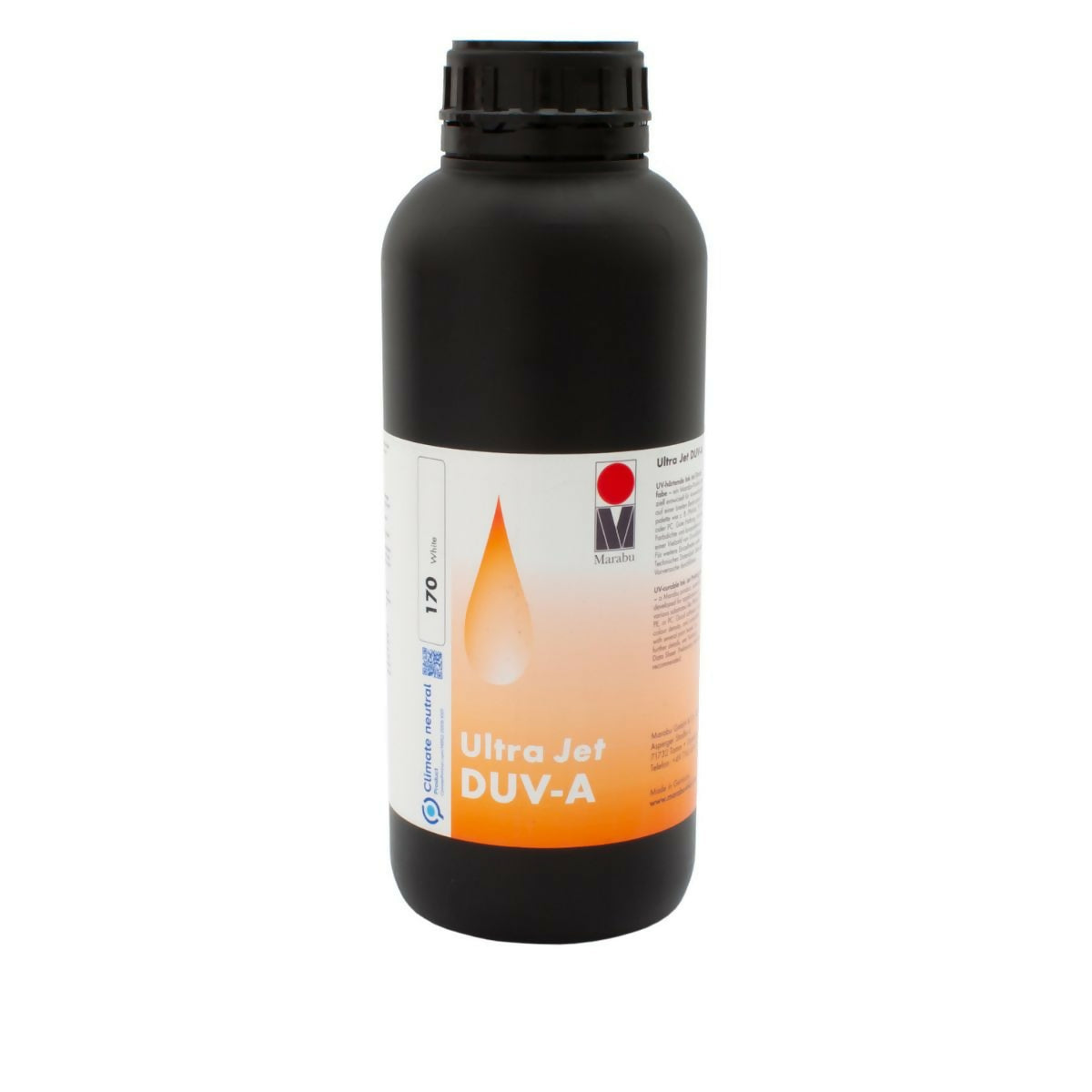 Tinta UV Cabeças Ricoh Gen4/5/6 - Toshiba CA/CE - Konica - Seiko - Spectra Marabu Ultrajet DUV-MF DUV-PP - 1L branco