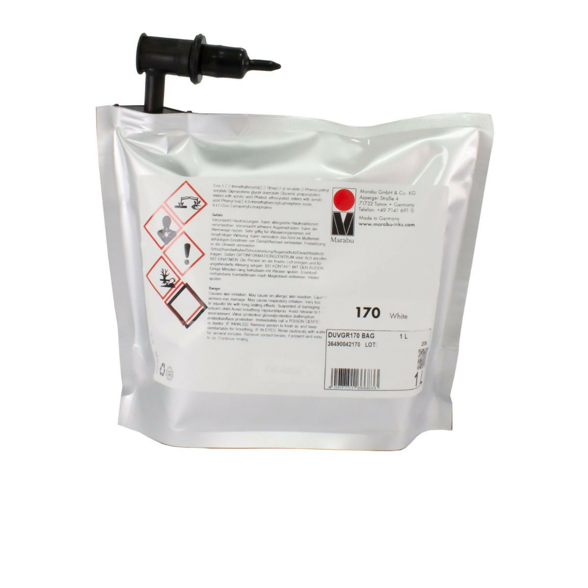 Tinta UV Océ Arizona Marabu Ultrajet DUV-GR White